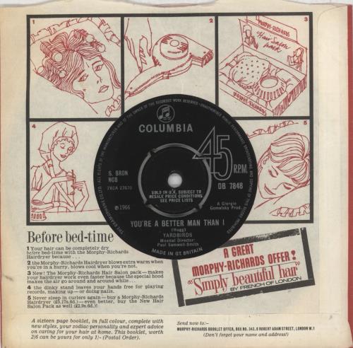 The Yardbirds Shapes Of Things 7" vinyl single (7 inch record / 45) UK YDB07SH193361