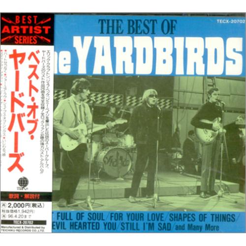 The Yardbirds The Best Of CD album (CDLP) Japanese YDBCDTH424205