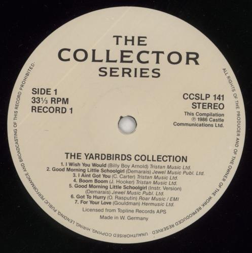The Yardbirds The Yardbirds Collection 2-LP vinyl record set (Double LP Album) German YDB2LTH611640