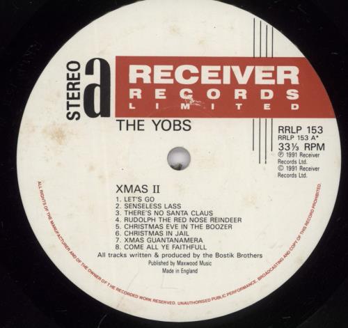 The Yobs XMas II vinyl LP album (LP record) UK VLZLPXM892047