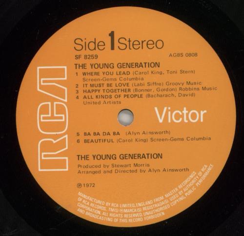 The Young Generation The Young Generation vinyl LP album (LP record) UK VNNLPTH878737
