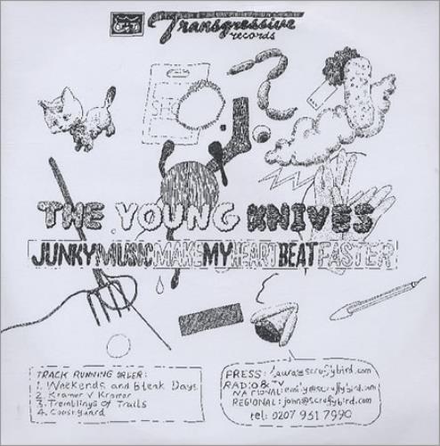 The Young Knives Weekends And Bleak Days CD-R acetate UK TKYCRWE395973