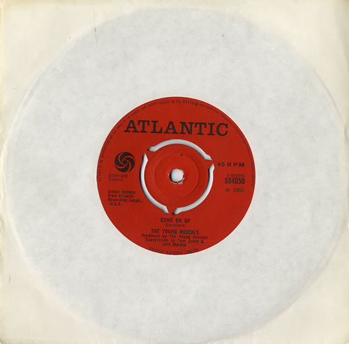 The Young Rascals Come On Up 7" vinyl single (7 inch record / 45) UK YRC07CO556009