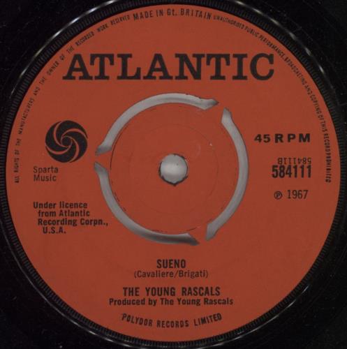 The Young Rascals Groovin' 7" vinyl single (7 inch record / 45) UK YRC07GR699221