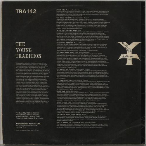The Young Tradition The Young Tradition vinyl LP album (LP record) UK YT-LPTH475818