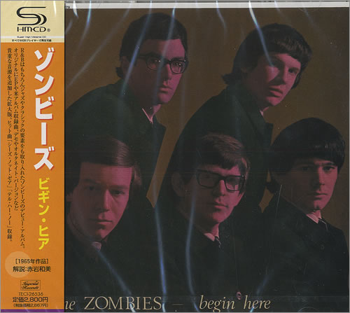 The Zombies Begin Here CD album (CDLP) Japanese ZOMCDBE460307