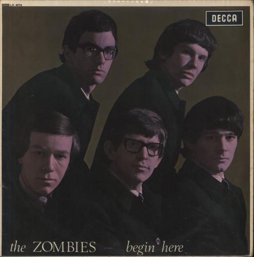 The Zombies Begin Here vinyl LP album (LP record) UK ZOMLPBE607285