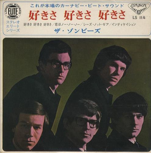 The Zombies I Love You EP 7" vinyl single (7 inch record / 45) Japanese ZOM07IL218231