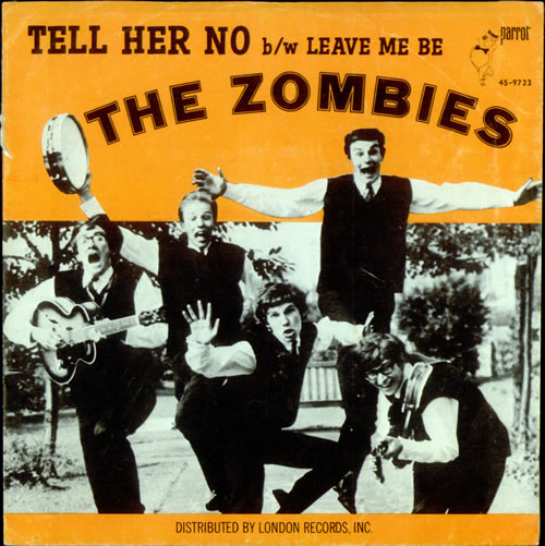 The Zombies Tell Her No 7" vinyl single (7 inch record / 45) US ZOM07TE525387