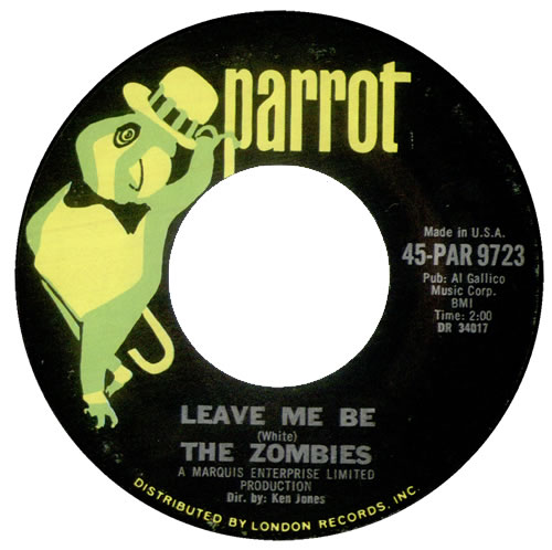 The Zombies Tell Her No 7" vinyl single (7 inch record / 45) US ZOM07TE525387