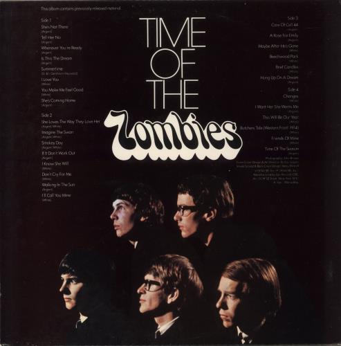 The Zombies Time Of The Zombies 2-LP vinyl record set (Double LP Album) US ZOM2LTI886047