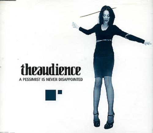 Theaudience A Pessimist Is Never Disappointed CD single (CD5 / 5") UK TUDC5AP112620