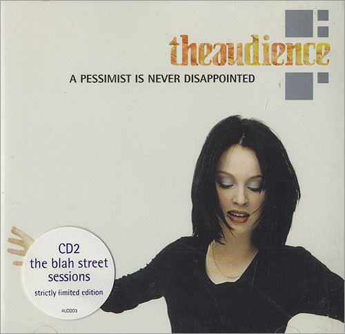 Theaudience A Pessimist Is Never Disappointed 2-CD single set (Double CD single) UK TUD2SAP223592