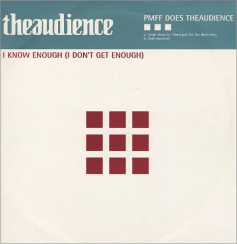 Theaudience I Know Enough + Press Release 12" vinyl single (12 inch record / Maxi-single) UK TUD12IK118090