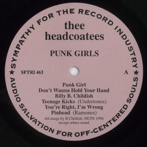 Thee Headcoatees Punk Girls vinyl LP album (LP record) US HEOLPPU892656