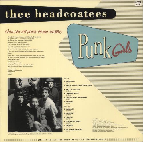 Thee Headcoatees Punk Girls vinyl LP album (LP record) US HEOLPPU892656