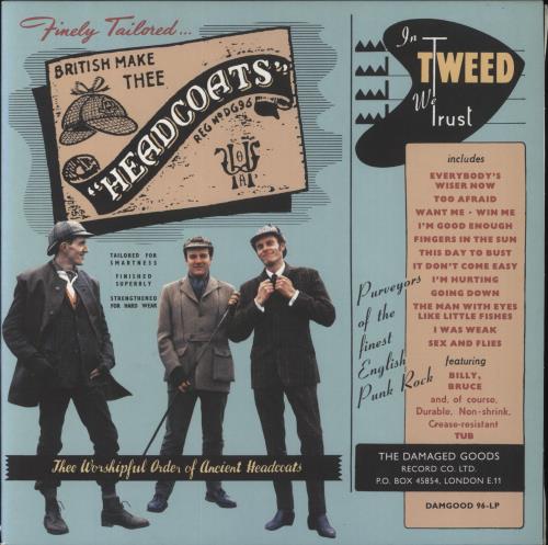 Thee Headcoats In Tweed We Trust - Duck Egg Blue Vinyl vinyl LP album (LP record) UK HDCLPIN859447
