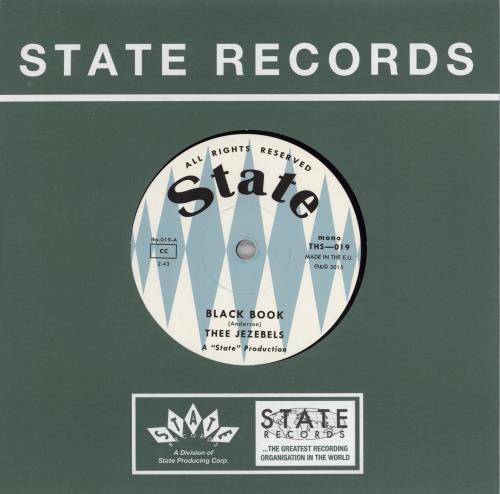 Thee Jezebels Black Book 7" vinyl single (7 inch record / 45) UK 2ZF07BL766700