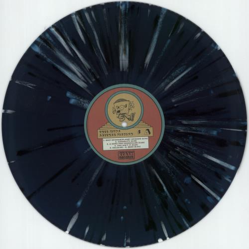 Thee MVPs Science Fiction - Blue Splatter Vinyl - Autographed + Slipmat vinyl LP album (LP record) UK 8IXLPSC874685