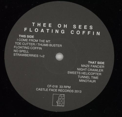 Thee Oh Sees Floating Coffin vinyl LP album (LP record) US YK7LPFL873301