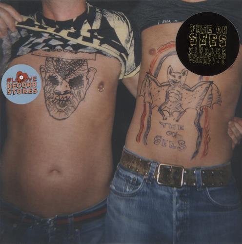Thee Oh Sees Singles Vol. 1 + 2 - Yellow Vinyl 2-LP vinyl record set (Double LP Album) UK YK72LSI869123
