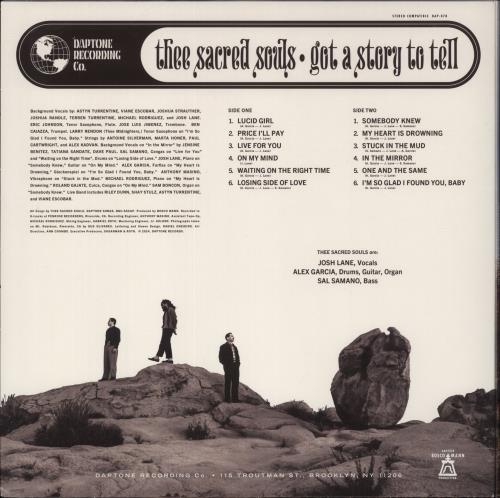 Thee Sacred Souls Got A Story To Tell vinyl LP album (LP record) US 7ITLPGO888058