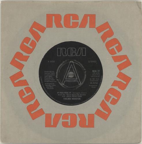 Thelma Houston If You Feel It 7" vinyl single (7 inch record / 45) UK THH07IF696158