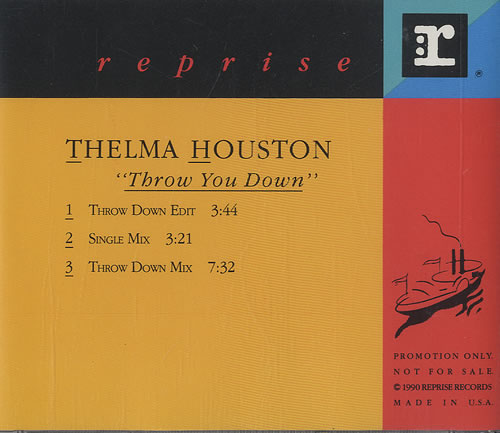 Thelma Houston Throw You Down CD single (CD5 / 5") US THHC5TH453867