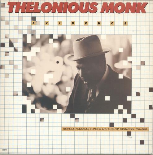 Thelonious Monk Evidence vinyl LP album (LP record) French TM4LPEV694440