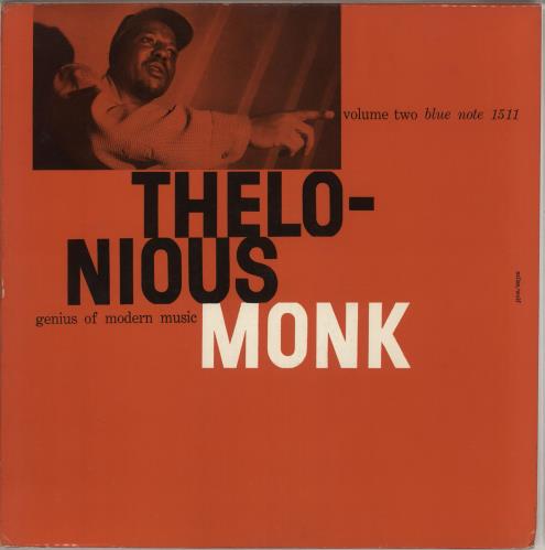 Thelonious Monk Genius Of Modern Music Volume 2 - West 63rd vinyl LP album (LP record) US TM4LPGE743553