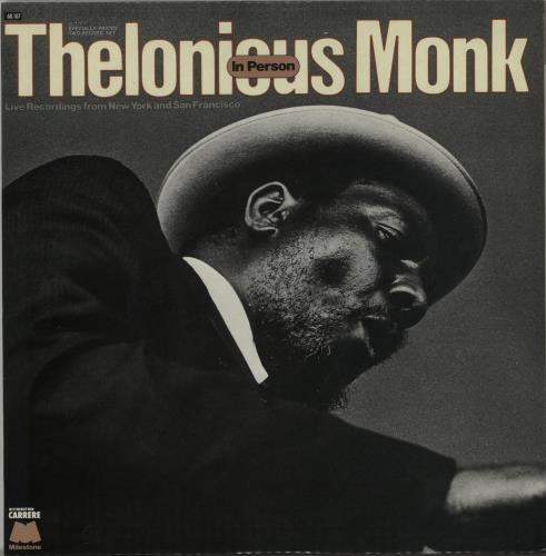 Thelonious Monk In Person 2-LP vinyl record set (Double LP Album) French TM42LIN651428