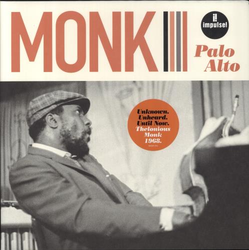 Thelonious Monk Palo Alto vinyl LP album (LP record) UK TM4LPPA836607