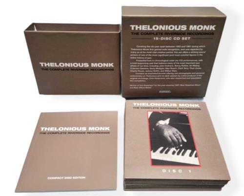 Thelonious Monk The Complete Riverside Recordings CD Album Box Set UK TM4DXTH770824