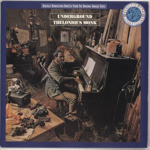 Thelonious Monk Underground vinyl LP album (LP record) US TM4LPUN722460