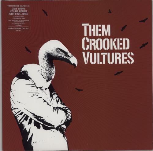 Them Crooked Vultures Them Crooked Vultures 2-LP vinyl record set (Double LP Album) UK CVO2LTH489191