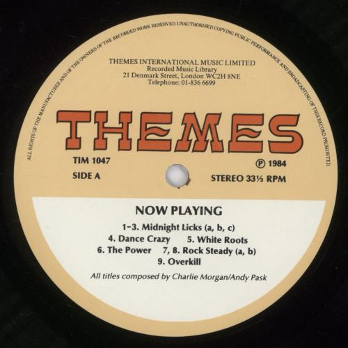 Themes International Music Now Playing vinyl LP album (LP record) UK -YOLPNO892944