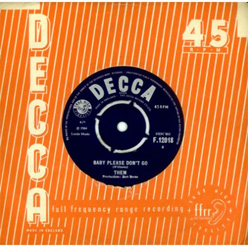 Them Baby Please Don't Go 7" vinyl single (7 inch record / 45) UK T-M07BA419073