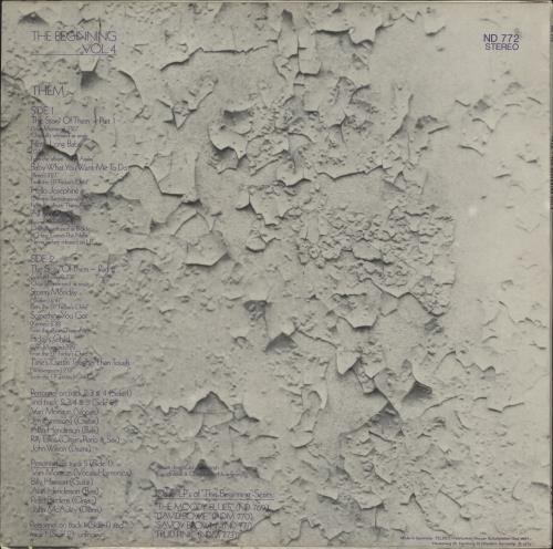 Them The Beginning, Vol. 4 vinyl LP album (LP record) German T-MLPTH730609