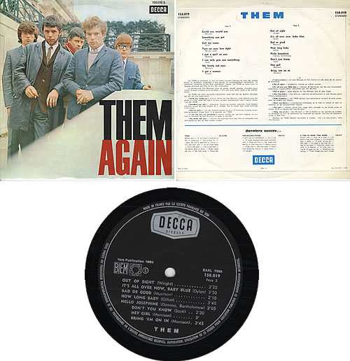 Them Them Again vinyl LP album (LP record) French T-MLPTH323918