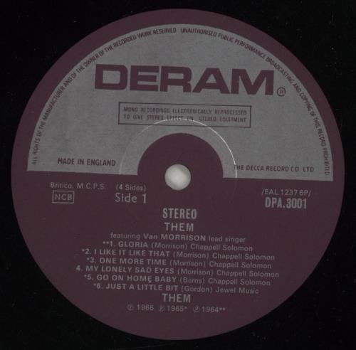 Them Them Featuring Van Morrison - EX 2-LP vinyl record set (Double LP Album) UK T-M2LTH700565