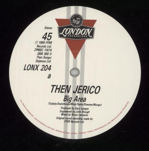 Then Jerico Big Area 12" vinyl single (12 inch record / Maxi-single) UK JER12BI763803