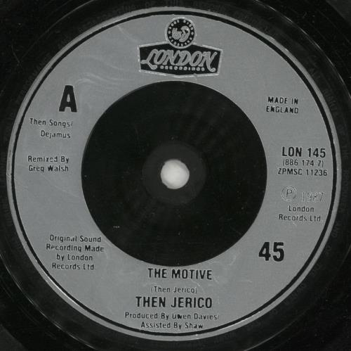 Then Jerico The Motive 7" vinyl single (7 inch record / 45) UK JER07TH44855