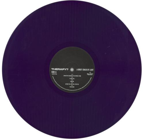 Therapy? A Brief Crack Of Light - Purple Vinyl vinyl LP album (LP record) UK THPLPAB866620