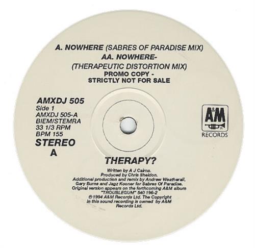 Therapy? Nowhere 12" vinyl single (12 inch record / Maxi-single) UK THP12NO24971