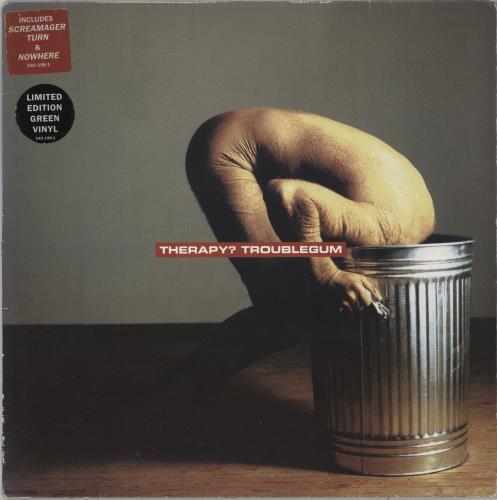 Therapy? Troublegum - Green Vinyl - VG vinyl LP album (LP record) UK THPLPTR740600