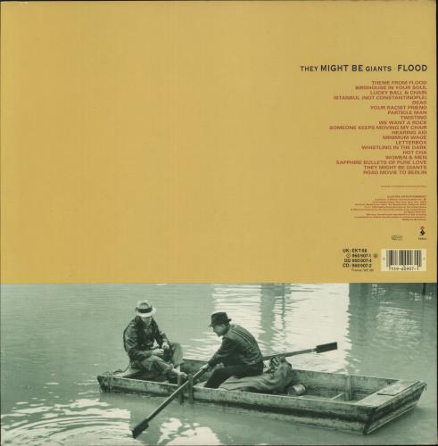They Might Be Giants Flood - EX vinyl LP album (LP record) UK TMGLPFL526086
