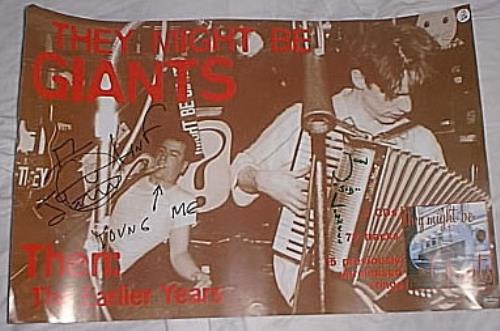 They Might Be Giants Then: The Earlier Years - Autographed memorabilia US TMGMMTH197969