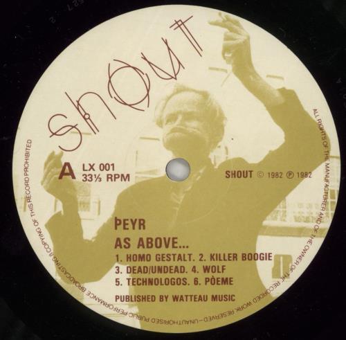 Theyr As Above... vinyl LP album (LP record) UK 84QLPAS864210