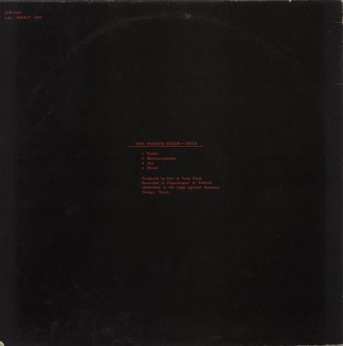 Theyr The Fourth Reich 12" vinyl single (12 inch record / Maxi-single) UK 84Q12TH864207