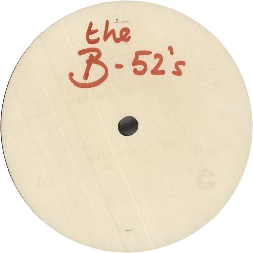 The B-52's The B-52's - White Label Album Sampler 12" vinyl single (12 inch record / Maxi-single) UK B5212TH746843